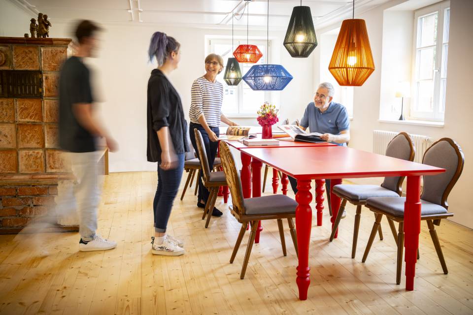 esszimmer: Stammtisch neu interpretiert - Hotel Schloßmühle